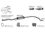 ERNST Mittelschalldämpfer 012140 für Opel GM