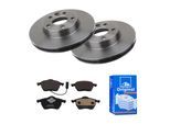 ATE Bremsensatz, Scheibenbremse 142021988 Vorderachse belüftet 288mm 25mm für Ford SEAT VAG