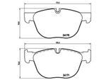 BREMBO Bremsensatz, Scheibenbremse Bremsensatz-Vorn und Hinten sg00000f0z Hinterachse innenbelüftet 332mm 30mm für BMW