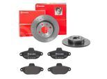 BREMBO Bremsensatz-Vorderachse XTRA LINE / STANDARD SK8K0F7KN5 Bremsensatz, Scheibenbremse hinten rechts links Gelocht 240mm für ZASTAVA ALFA ROMEO FI