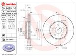 BREMBO Bremsensatz, Scheibenbremse sizw2npia9 Hinterachse voll 300mm 12mm für Ford EMGRAND GEELY JAGUAR MERCURY