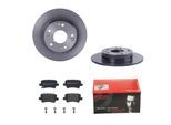 BREMBO Bremsensatz, Scheibenbremse Bremsensatz-Hinterachse COATED DISC LINE / STANDARD ijdtidj0p0 Hinterachse voll 260mm 9mm für HONDA