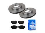 ATE Bremsensatz, Scheibenbremse 142022948 Vorderachse belüftet 262mm 22mm für Mercedes