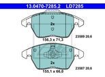 ATE Bremsensatz, Scheibenbremse ijzjsghe74 Vorderachse belüftet 288mm 25mm für VAG Skoda SEAT