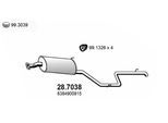 ASSO Endschalldämpfer 287038 für Mercedes