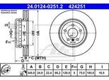 ATE Bremsensatz ijf141hmi0 Hinterachse belüftet 345mm 24mm für BMW