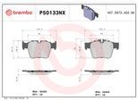 BREMBO Bremsbelagsatz, Scheibenbremse p50133nx für Mercedes