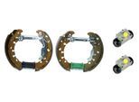 BREMBO Bremsbackensatz KIT & FIT K 59 046 hinten rechts links vormontiert für VAUXHALL 93189993