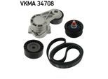 SKF Keilrippenriemensatz vkma34708 für Ford Volvo Subaru Peugeot Fiat JAGUAR VW Mercedes MITSUBISHI RENAULT TOYOTA HYUNDAI