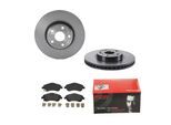 BREMBO Bremsensatz, Scheibenbremse Bremsensatz-Vorderachse COATED DISC LINE / STANDARD ijdtidh1d2 Vorderachse innenbelüftet 277mm 26mm für TOYOTA