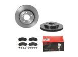 BREMBO Bremsensatz-Vorderachse COATED DISC LINE / STANDARD IJDTIDHEP2 Bremsensatz, Scheibenbremse vorne rechts links innenbelüftet 303mm für SKODA VW