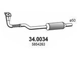 ASSO Katalysator 340034 vorne für Vaughall