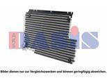 AKS DASIS Kondensator, Klimaanlage 222001N für VOLVO 9447593 9134209