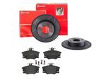 BREMBO Bremsensatz, Scheibenbremse Bremsensatz-Vorderachse MAX LINE / STANDARD sk8k0f1q69 Hinterachse Geschlitzt 240mm 11mm für ALFA ROMEO Fiat ABARTH