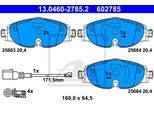 ATE Bremsensatz, Scheibenbremse sg00000d6o Vorderachse belüftet 253mm 10mm für SEAT VAG Skoda