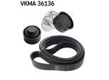 SKF Keilrippenriemensatz vkma36136 für Vaughall Mercedes RENAULT NISSAN DACIA Fiat
