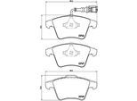 BREMBO Bremsensatz, Scheibenbremse Bremsensatz-Vorn und Hinten sg00000f5b Hinterachse innenbelüftet 294mm 32mm für VW Audi SEAT
