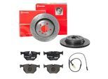 BREMBO Bremsensatz, Scheibenbremse Bremsensatz-Hinterachse XTRA LINE sk8k0f9ea5 Hinterachse Gelocht/innenbel. 320mm 20mm für BMW