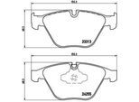 BREMBO Bremsensatz-Vorderachse COATED DISC LINE / STANDARD ijzjsgg8r2 Vorderachse innenbelüftet 300mm 24mm für BMW (BRILLIANCE)