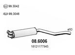 ASSO Mittelschalldämpfer 086006 für BMW