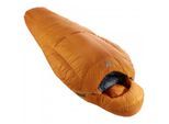 Mountain Equipment - Iceline - Daunenschlafsack Gr Long - Body Size: 200 cm Zip: Left Braun/Orange/Beige