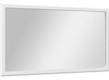 Wandspiegel OTTO HOME "Tara", weiß (weiß matt), B:125cm H:75cm T:4cm, Holzwerkstoff, MDF, Spiegel, Wandspiegel, UV lackiertes MDF