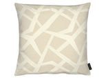 Dekokissen APELT "Domino", beige, B:46cm L:46cm, Polyester, Dekokissen_Sitzkissen_Kissenhüllen