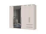 Drehtürenschrank OTTO HOME, beige (cashmere), B:277cm H:226cm T:60cm, FSC-zertifizierter Holzwerkstoff, MDF, Schränke, Drehtürenschrank, UV lackiert, Soft Close Funktion, Höhenverstellbare Füße