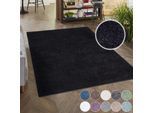 Hochflor-Teppich CARPET CITY "City Shaggy", schwarz, B:60cm H:30mm L:110cm, Polypropylen, Teppiche, Auch als Läufer, Langflor, Uni, Shaggy, flauschig-weich
