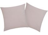 Kissenbezüge OTTO HOME "Cremona2", grau, B:80cm L:80cm, Jersey, Obermaterial: 100% Baumwolle, Kissenbezüge, Kissenbezug in diversen Größen, STANDARD 100 by OEKO-TEX zertifiziert