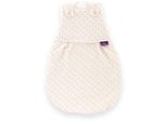 Babyschlafsack TRÄUMELAND "Außenschlafsack LIEBMICH Twister, in den Größen 50/56-80/83 cm", Baby, Gr. L: 68cm, beige, Bezug: 100% Baumwolle. Füllung: 70% Polyester, 30% Lyocell (TENCEL™), Schlafsäcke