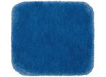Badematte GÖZZE "»DELUXE«", blau (taubenblau), rechteckig (50cm x 45cm ), 1 Stk., Polyester, Badematten, Badematte, mit extra hohem Flor