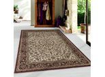 Teppich AYYILDIZ TEPPICHE "KASHMIR 2604", beige (cream), B:300cm H:10mm L:400cm, Polypropylen (PP), Teppiche, Teppich, Orient Optik, pflegeleicht, robuster Kurzflor, Wohnzimmer