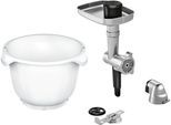 BOSCH Küchenmaschinen Zubehör-Set "Lifestyle Set BakingSensation", grau (aluminiumfarben), Küchenmaschinen-Aufsätze