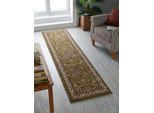 Läufer FLAIR RUGS "Sherborne", grün, B:60cm H:8mm L:230cm, Kunstfaser, Teppiche, Läufer