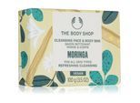 The Body Shop Moringa Cleansing Bar savon solide visage et corps 100 g