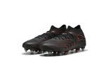 Fußballschuh PUMA "FUTURE 9 MATCH MxSG Fußballschuhe Erwachsene", Damen, Gr. 42.5, schwarz (schwarz glowing rot strong gray), Obermaterial: Textil, Synthetik. Futter: Textil, Synthetik. Innensohle: Textil. Laufsohle: Synthetik, Schuhe Fußballschuh