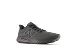 Laufschuh NEW BALANCE "411", Herren, Gr. 40,5, schwarz (schwarz, schwarz), Textil, Schuhe Laufschuh