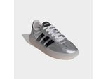 Sneaker ADIDAS SPORTSWEAR "BARREDA DECODE", Mädchen, Gr. 38,5, silber metallic, core schwarz, chalk weiß, Synthetik, Schuhe Sneaker, für Kinder & Jugendliche