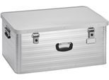 Aufbewahrungsbox ENDERS "Toronto XXL", silber (silberfarben), B:80 H:36,5 T:54, Aluminium, Aufbewahrungsboxen, Aufbewahrungsbox, Aluminium, BxTxH: 80x54x36,5 cm, 130 Liter