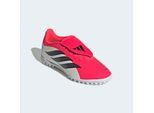Fußballschuh ADIDAS PERFORMANCE "PREDATOR CLUB FOLD-OVER TONGUE TURF KIDS", Mädchen, Gr. 35, lucid rot, core schwarz, ftwr weiß, Synthetik, Schuhe Fußballschuh, für Kunstrasen, Hart- und Aschenplätze, für Kinder & Jugendliche