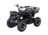 Elektro-Kinderquad Torino, 1000 Watt, Pocket-Quad mit Scheibenbremsen, 24 km/h, 3 x 12-Volt-Batterie (Schwarz)