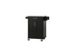 SoBuy Küchenwagen mit 1 Schublade Schwarz 78x46x90cm Funktional