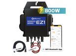AP Systems Mikro-Wechselrichter 800 W EZ1-M-EU für Balkonkraftwerk, IP67 wetterfest, Plug&Play Installation, 2 MPPT, Bluetooth & WIFI, inkl.5m Anschlusskabel & 4x1m Solar-Verlängerungen Micro Inverter