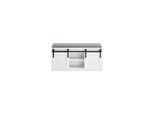 SoBuy Schuhbank mit 2 Türen Weiß 90x35x45cm Funktional