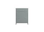 SoBuy Schuhschrank mit 1 Schublade Hellgrau 80x25x108cm Modern