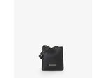 Umhängetasche VALENTINO BAGS "BRIXTON", Mädchen, Gr. B/H/T: 20cm x 22cm x 10cm, schwarz, Lederimitat, Taschen Umhängetasche, Damen Schultertasche, kleine Handtasche mit Umhängeriemen