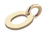 Buchstabenanhänger ADELIA´S "Unisex Anhänger – Buchstabe N Buchstabenanhänger aus 375 Gold", gold, Schmuckanhänger, Damen, Gelbgold 375, Perfekt zum Verschenken an besondere Menschen