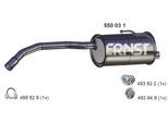 ERNST Endschalldämpfer 550031 für Ford Fiat