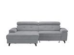 Ecksofa mit Schlaffunktion Frieda ¦ grau ¦ Maße (cm): B: 265 H: 87 T: 180.0